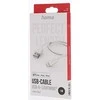 Hama USB-A - Lightning, 1,0m balta