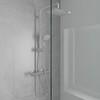 Termostatinė dušo sistema Hansgrohe Vernis Shape 230 1 Jet 26286000, nerūdijančio plieno