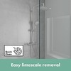 Termostatinė dušo sistema Hansgrohe Vernis Shape 230 1 Jet 26286000, nerūdijančio plieno