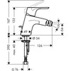 Hansgrohe Focus E2 70 maisytuvas bidė