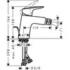 Hansgrohe Logis Bide70 maisytuvas bide