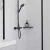 Kampinė lentyna dušui Hansgrohe AddStoris 41741670, juoda matinė