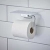Tualetinio popieriaus laikiklis su lentynėle Hansgrohe AddStoris 41772000, chromo