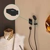 Hansgrohe Porter E modernus dušo galvutės laikiklis, matinis juodas