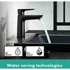 Juodas praustuvo maišytuvas Hansgrohe TALIS E 110 71710670