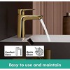 Praustuvo maišytuvas Hansgrohe Talis E 71713990, poliruoto aukso