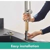 Plautuvės maišytuvas Hansgrohe Talis M54, 72804800, nerūd. plieno