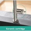 Plautuvės maišytuvas Hansgrohe Talis M54, 72804800, nerūd. plieno