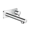 Hansgrohe iebūvējamā izlietnes maisītāja Talis S virsapmetuma daļa, 2 caurumu, iztece 225 mm, no sienas, hroms