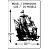 Heller Golden Hind burlaivio plastikinis rinkinys 1/96