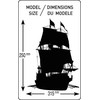 Surenkamas galeono modelis 1/200 Heller 80835