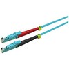 helos LWL Patchkabel OM3 Duplex E2000® (LSH)-E2000® (LSH) 50/125µm aqua 3m