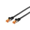Helos Outdoor patch cable S/FTP Cat 6a juodas 50,0m