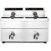 Gruzdintuvė Dviguba indukcinė viryklė su maišytuvu KITCHEN LINE 2x 8 L Hendi 215029