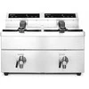 Gruzdintuvė Dviguba indukcinė viryklė su maišytuvu KITCHEN LINE 2x 8 L Hendi 215029