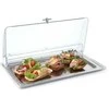 RollTop permatomas dangtelis maisto vitrinai GN1/1 - Hendi 866009 (Ekspozicinė prekė)