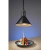 Maisto pašildymo lempa – kabantis kūginio juodo skersmens. 275 mm 250 W – Hendi 273845