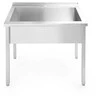 Baseinas zlew gastronomiczny jednokomorowy Budget Line STAL 1000 x 600 x 850 mm - Hendi 811023