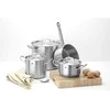 Puodas aukštas Kitchen Line su dangteliu 13,5 l śr. 280 x 220 h - Hendi 837405