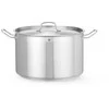 Puodas średni Profi Line su dangteliu 23,5 l śr. 360 x 230 h - Hendi 831700