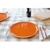Hendi Patvari Speciale porcelianinė picos lėkštė, oranžinė, 330mm - rinkinyje 6 vnt.