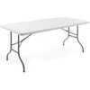 Sulankstomas maitinimo stalas baltas 152x70cm iki 150kg - Hendi 810927