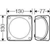 Hensel Can n / t 130x130x77mm 5P 4 mm2 IP66 / 67 juodas KF 0604 B (62000054)