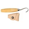 Šaukštų drožinėjimo peilis Morakniv® 162, lenkta geležtė 55x2,5mm. 15mm vidinis skersmuo. Dvigubi ašmenys, beržinė rankena