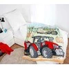 Baby Best Koc polarowy 130x160 Traktor kolorowy H24
