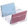 Herlitz Herlitz Karteikasten A7 leer transparent für 300 Karten