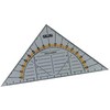 Herlitz Herlitz trikampio geometrija plastik( 16 centimetrų), nustatytas kvadratas (skaidrus)