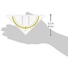Herlitz Herlitz trikampio geometrija plastik( 16 centimetrų), nustatytas kvadratas (skaidrus)