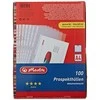 Herlitz Prospekthülle A4 genarbt Premium 100er Packung