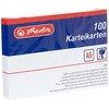 Herlitz Herlitz 10621308 karta katalogowa Baltas 100 vnt.