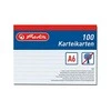 Herlitz Herlitz Karteikarte A6 linija baltas 100er PackunName
