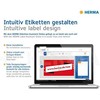 Herma Etykiety A4 38,1x21,2 mm Rec.Mėlyna Anioł 5200 St.