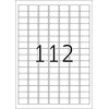 Herma Aukštos rankenos etiketės A4, 25,4 x 16,9 mm, iš popieriaus - 10916