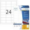 Herma HERMA Etik. strapazierf. A4 baltas 66.0x33.8 mm į 240 St.