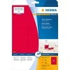 Herma Spalvų ženklinimas 5045, A4, 63.5 x 29,6 mm, matinis popierius ryškiai raudonas, 540 vnt. (5045)