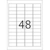 Herma Lipniosios folijos etiketės A4, 45.7 x 21.2 mm, baltos, labai tvirtos, tamprios - 9536