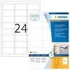 Herma Išorinės folijos etiketės atsparios atmosferos sąlygoms A4, 63.5 x 33,9 mm, baltos, labai tvirtos, temptos - 9537