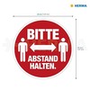 Herma HERMA Hinweisetiketten Abstand raudona/baltas Text/Pict. 5St.