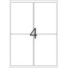 Herma HERMA Addressetik. A4 baltas 99,1x139 mm 100 St.