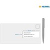 Herma etiketės A4 balta 88,9x33,8 mm nuimamas popierius 400 vnt.