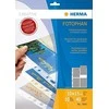 Herma atvirukų kišenės 10x15 10x4 lakštai skaidrūs 7695