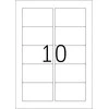 Herma Labels InkPrint 8840, A4, 83,8 x 50,8 mm, baltas matinis popierius, 250 vnt, suapvalinti kampai (8840)