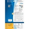 Herma Labels InkPrint 8830, A4, 25,4 x 8,5 mm, baltas popierius, 5600 vnt, suapvalinti kampai (8830)