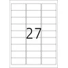 Herma Lipnios vandeniui nelaidžios etiketės 4864, A4, 63.5 x 29,6 mm, baltos, matinės, neperšlampamos, 270 vnt. (4864)