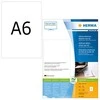 Herma Adreso etiketės PREMIO A6, 105 x 148 mm, baltos, nuolatinės pritvirtintos - 8689