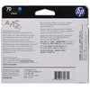 Hewlett Packard (HP) HP 70 Printhead DJ Z2100 PS B9180 matte juodas + cyan